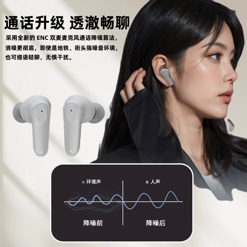 A98 Smart AI Translation Earphones Bluetooth Simultaneous Interpretation Multilingual Business Meeting Travel Portable Translator