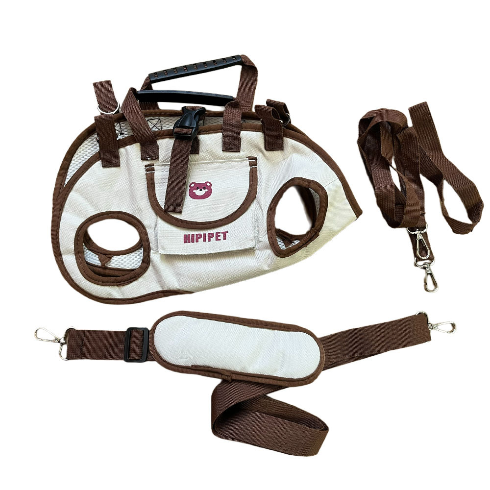 Dog Backpack Shoulder Handheld Pet Travel Backpack Portable Breathable Crossbody Strap Pet Supplies