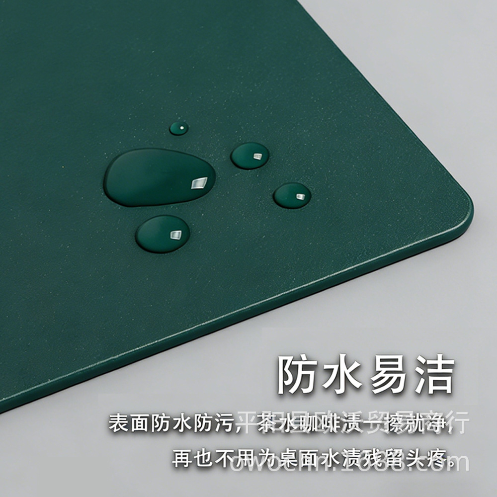 Thickened coaster 10CM high temperature resistant square PU simple heat insulation pad leather coaster