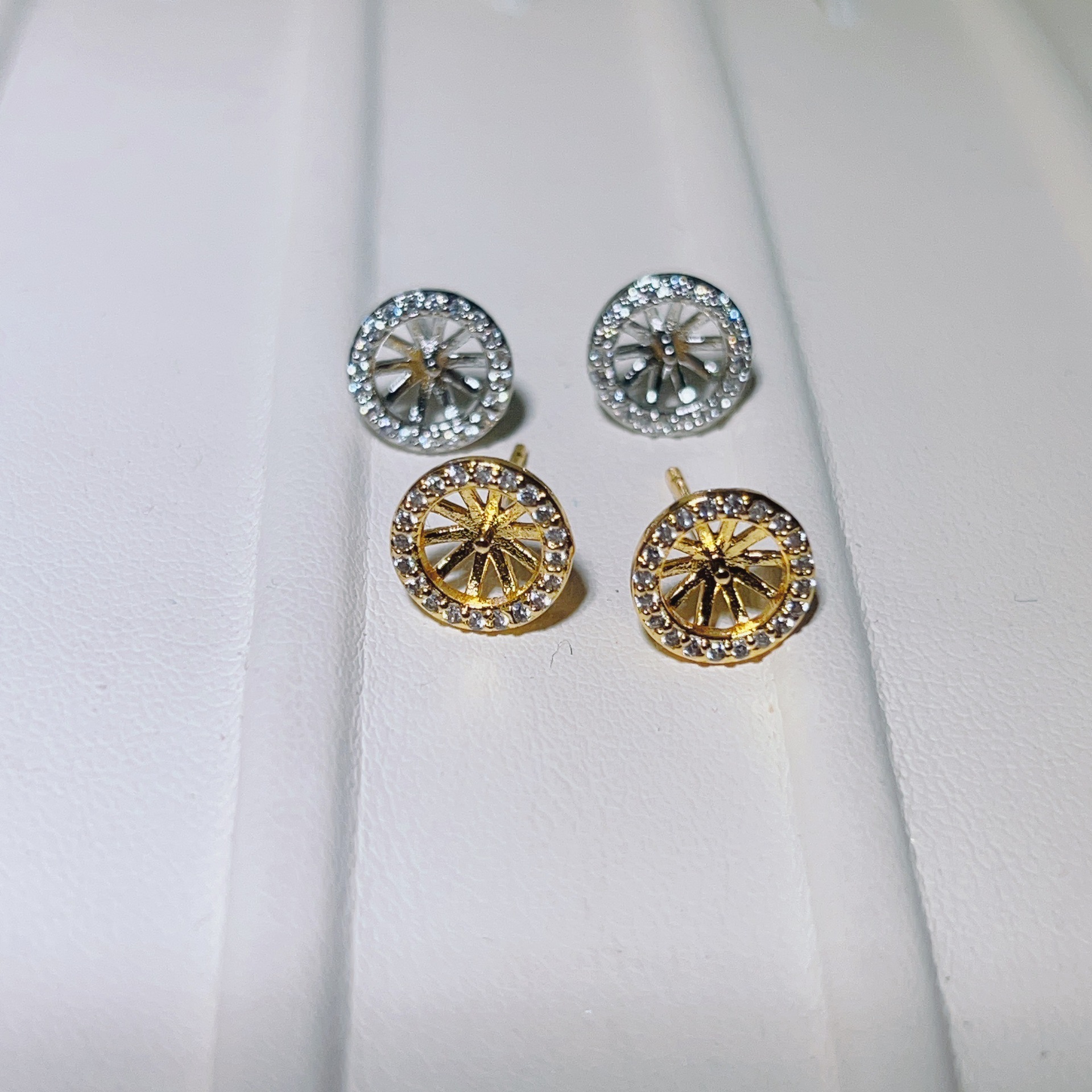 金色托（不含珠） · P1394小太阳（6mm）