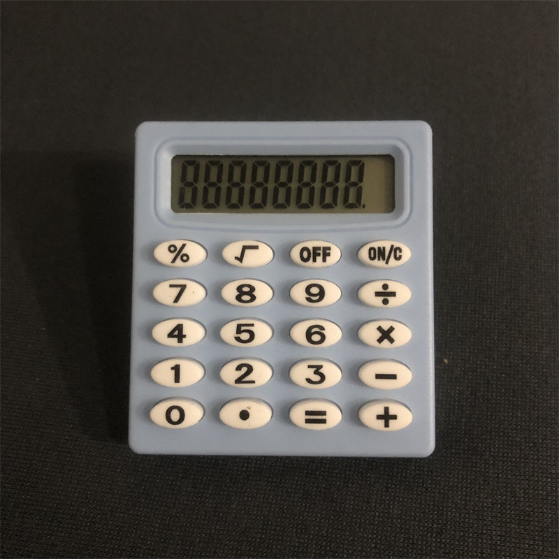Small Square Mini Calculator Student Stationery Arithmetic Calculator Pocket 8-Digit Calculator