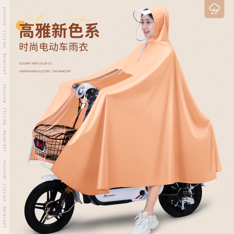 Electric Scooter Raincoat Outdoor Thickened Motorcycle Adult Full Body Long