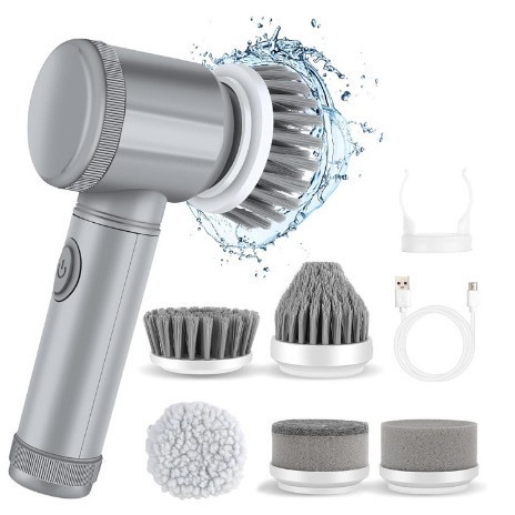 Multifunctional Handheld Wireless Electric Cleaning Brush Kitchen Dishwashing Brush Bathroom Sink Tile Electric Cleaning