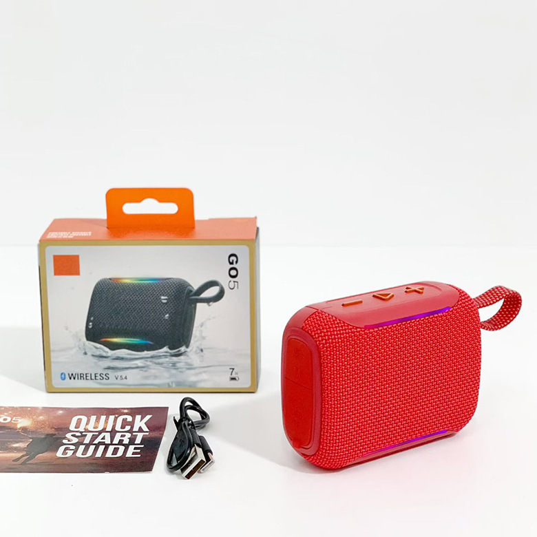 GO5 Wireless Bluetooth Speaker Gold Brick Waterproof Mini Portable Outdoor Running Volume Speaker