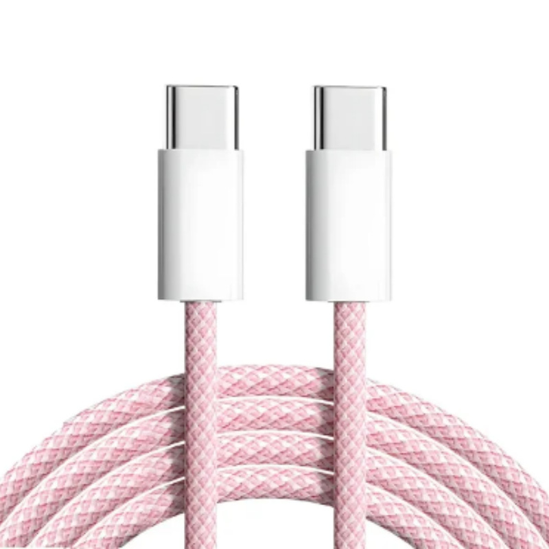 PD 60W Fast Charging Data Cable for Apple 15 Plus Braided Cable iPhone 15 Pro MAX 48 Braid Charging