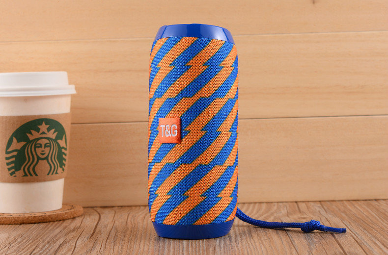 TG117 Fabric Bluetooth Speaker Outdoor Waterproof Subwoofer Dual Diaphragm High Quality Portable Card Slot Call Speaker