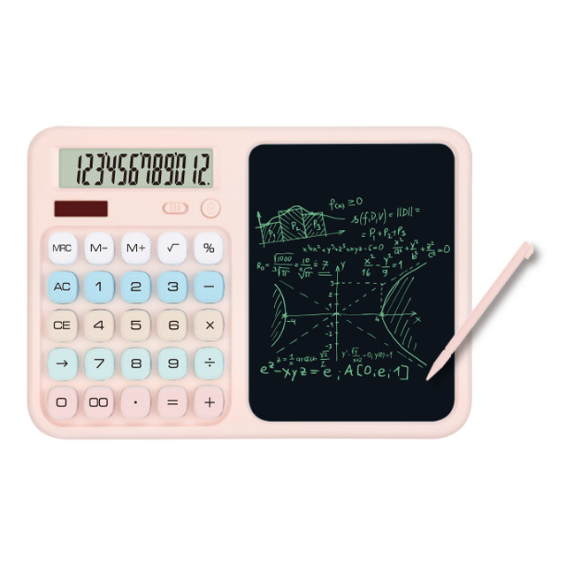 New dopamine fine handwriting multifunctional calculator writing board 2-in-1 calculator with writing board