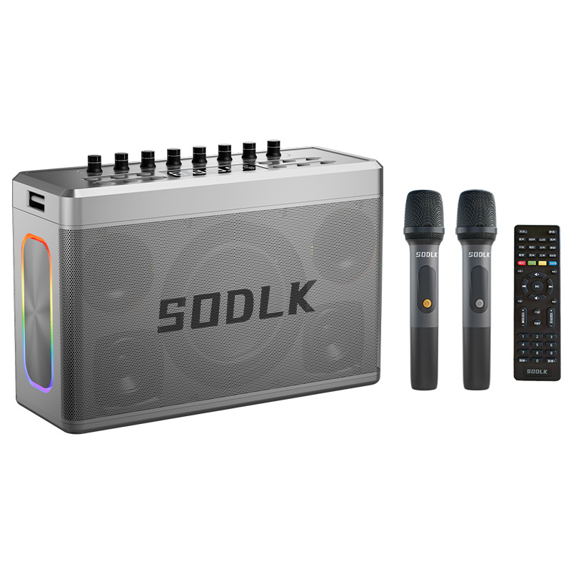 Shenlaike S1128 Digital Sound Card Bluetooth Speaker Outdoor High Power Square Dance Audio Portable Speaker