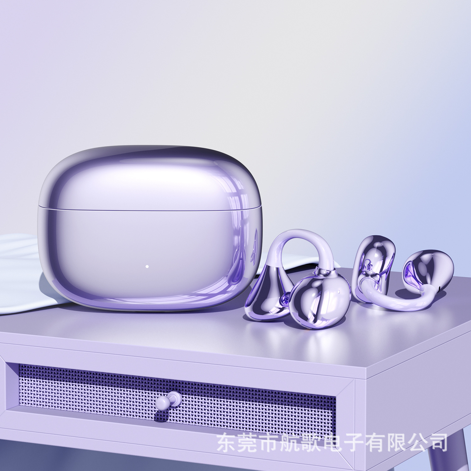 New M159 clip-ear semi-in-ear Bluetooth earphones ultra-long battery life low latency calls 6.0 private mold earphones