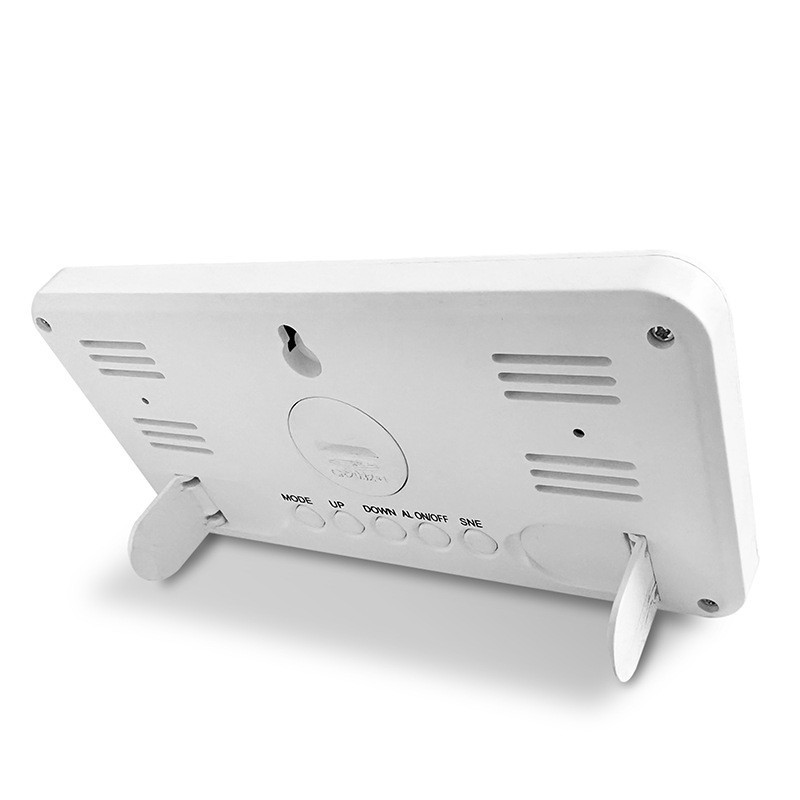 Ultra-thin LCD simple large screen digital alarm clock desktop desk clock student alarm clock desktop bedroom time