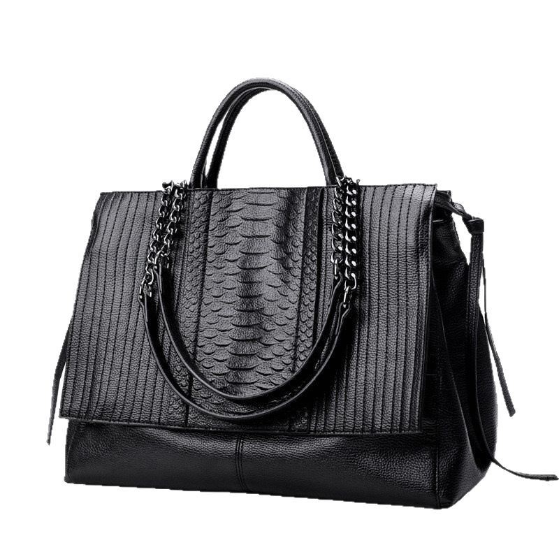 Bags 2025 New Large Capacity Women's Bag Single Shoulder Handheld Tote Bag Work Briefcase Simple