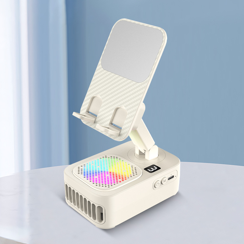 Desktop fan multifunctional home office phone holder household appliance outdoor mini portable handheld small fan