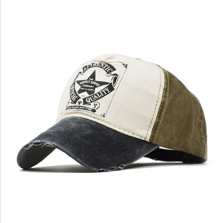 Spring/summer new baseball cap for men and women, coated cotton sun hat, shine outdoor hat