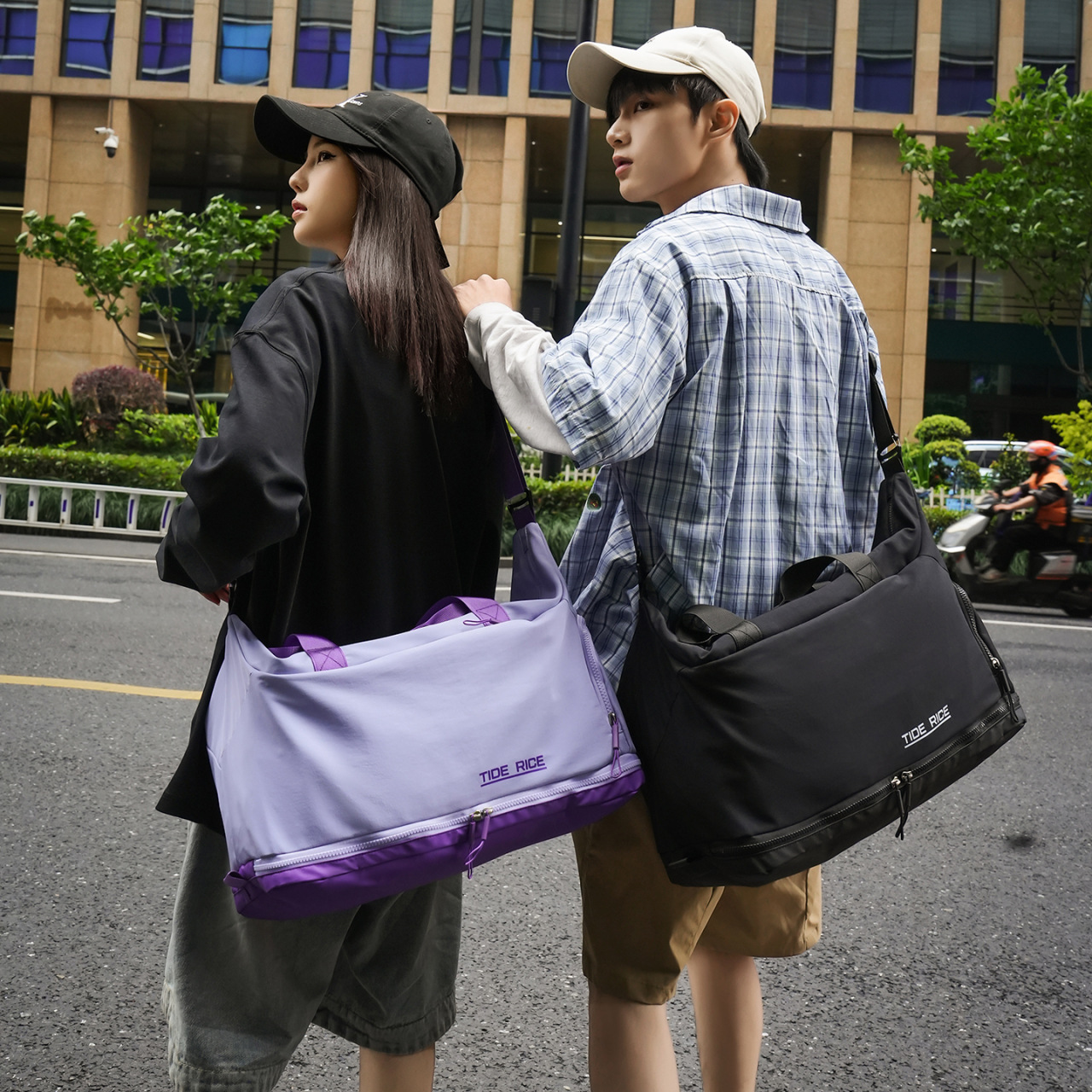 2026 New Wet-Dry Separation Travel Bag Large Capacity Handheld Luggage Bag Men's Women's Sports Gym Bag Customizable Logo