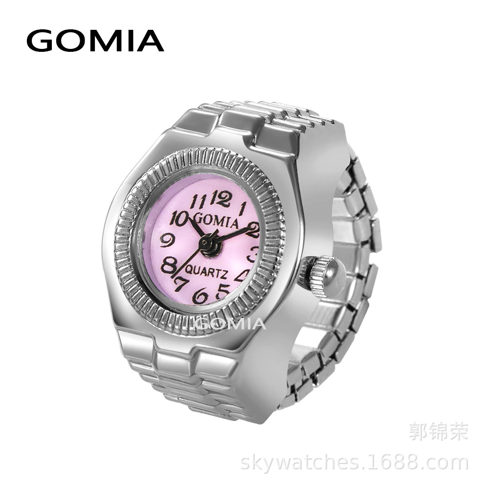 //EB Rivet Heart Octagonal Ring Watch