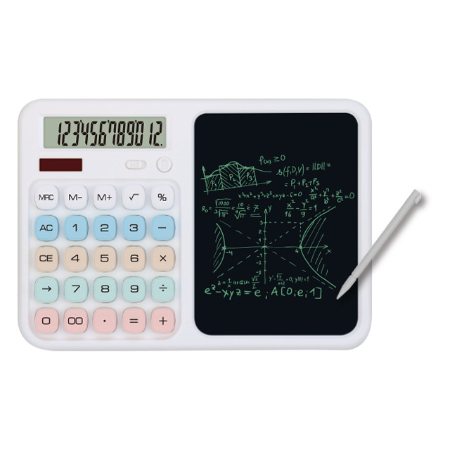 New dopamine fine handwriting multifunctional calculator writing board 2-in-1 calculator with writing board