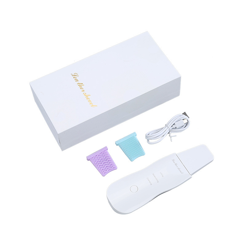 Ultrasonic Negative Ion Skin Scraper Pore Cleaner Beauty Instrument Face Blackhead Removal Tool