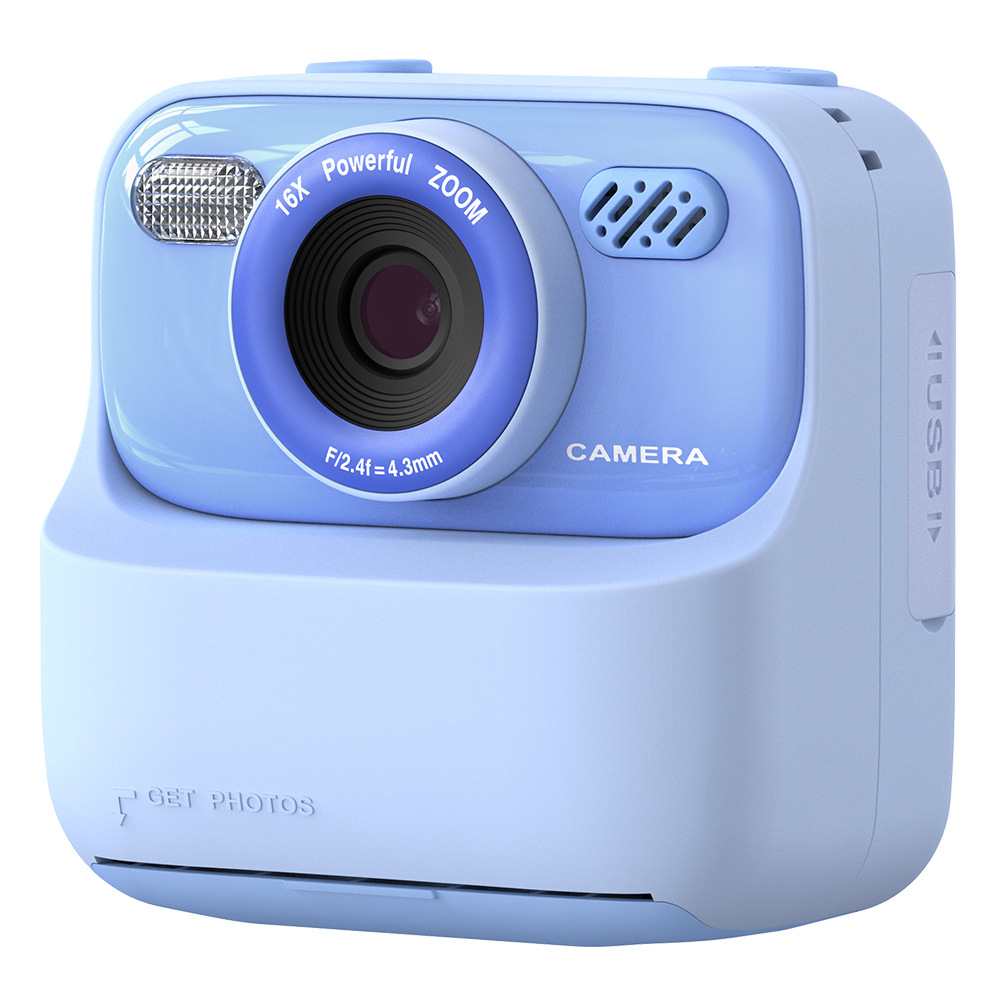 Zongxin P79 Children's Printer High-Definition Video Recording Dual Camera Multi-Functional Mini Instant Camera
