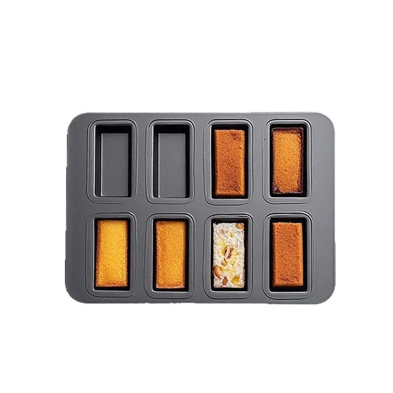 Japanese 8 even financier cake mold non-stick baking pan brownie bread pastry oven baking tool home