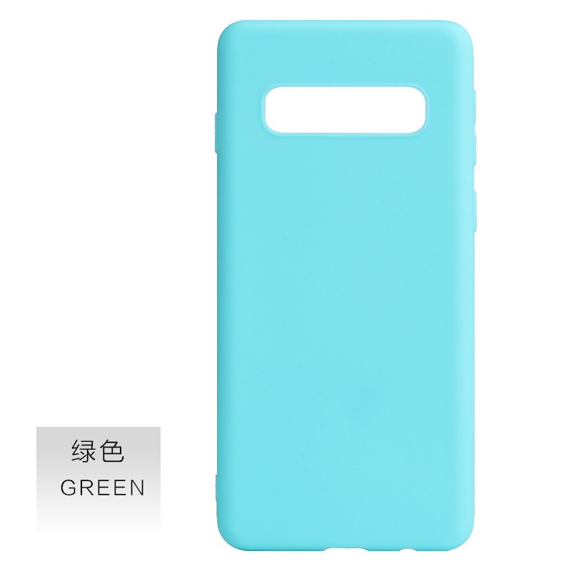 Applicable for Samsung S10 Phone Case S20plus Frosted NOTE20 Protective Case TPU Candy Color Full Wrap Silicone