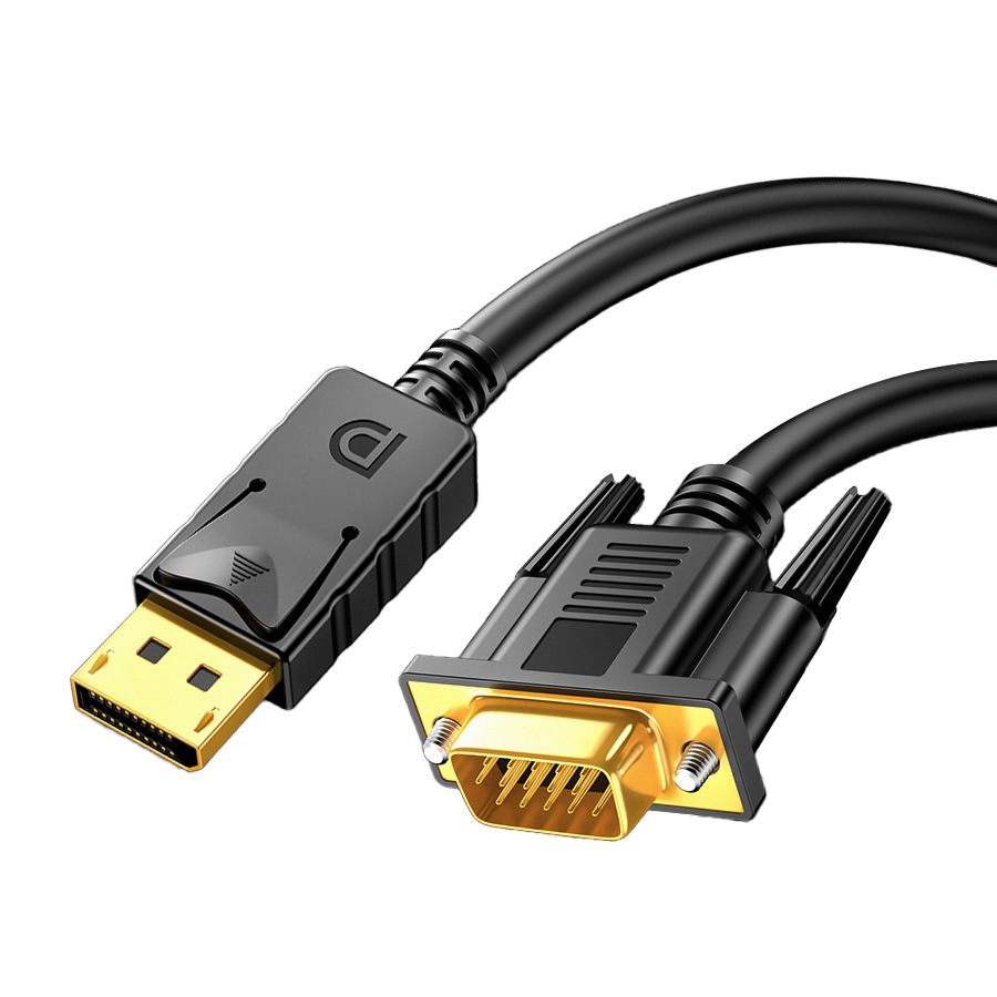DP to VGA conversion cable 1.8m Displayport to VGA adapter cable DP to VGA cable 1.8m