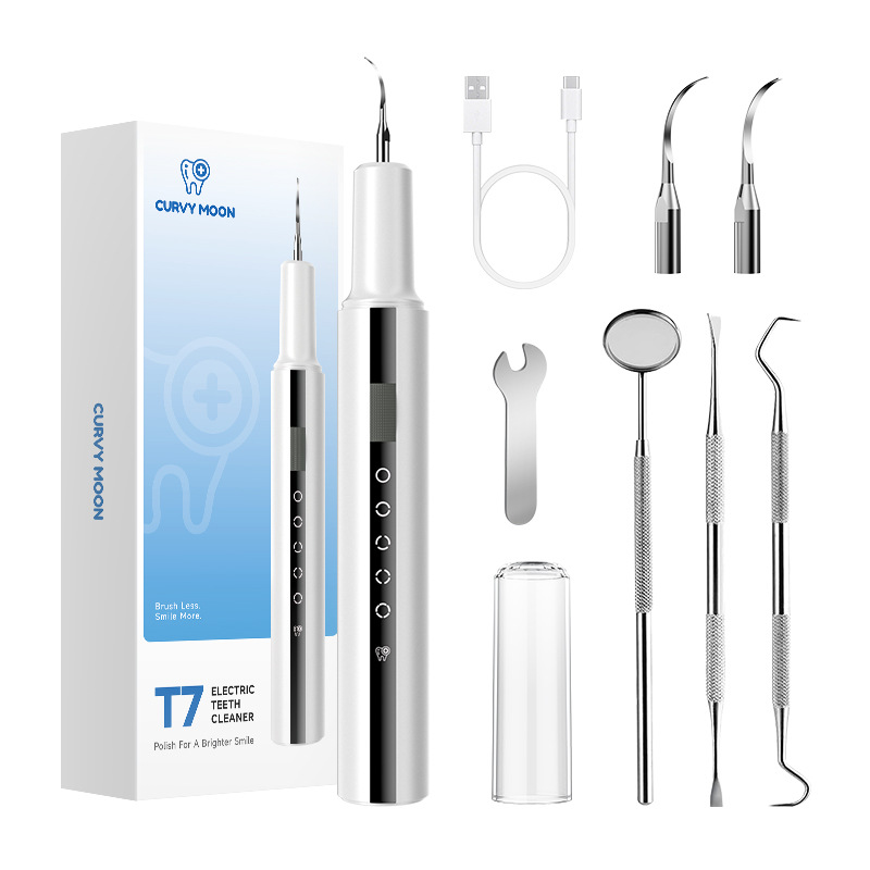 Yue'er Wanwan ultrasonic tooth cleaner, electric tooth cleaner, removes tartar, oral cleaning