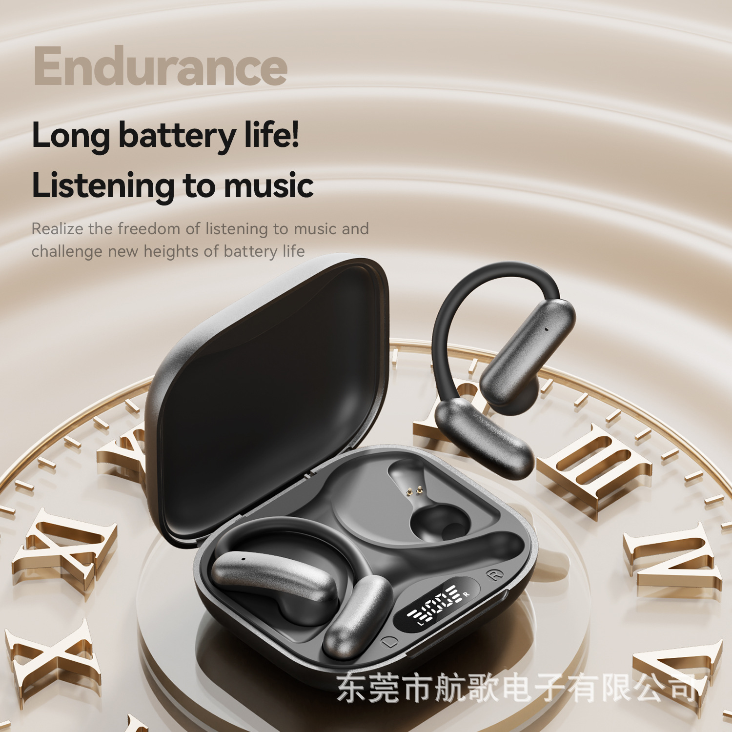 6.0 wireless Bluetooth earphones M139 long battery life high quality private mold new sports