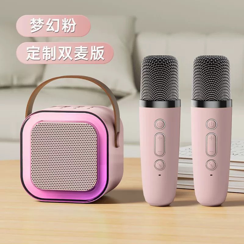 k12 Bluetooth speaker microphone all-in-one karaoke mini outdoor karaoke speaker