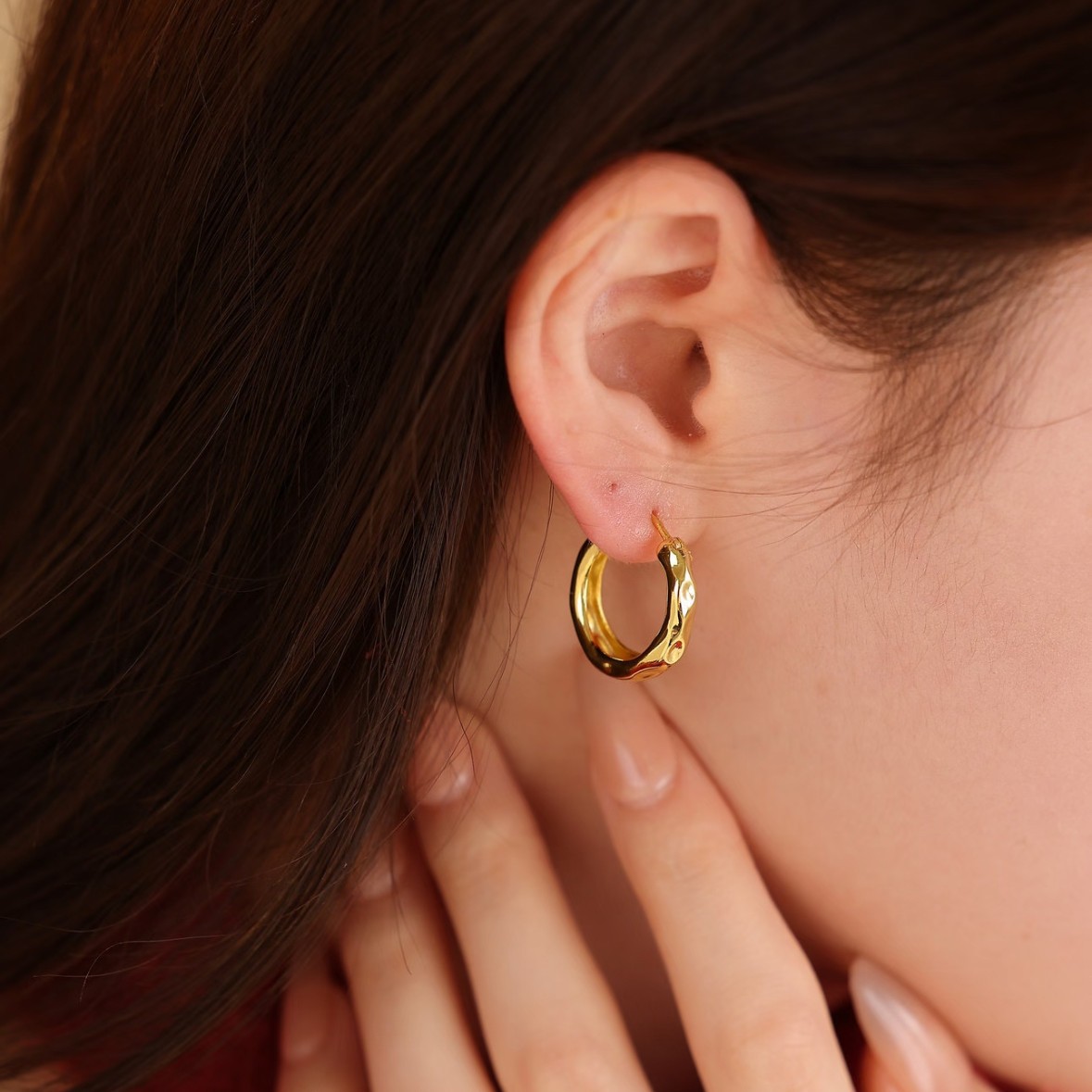 Xu Yan New Flowing Light Earring Women Earrings Ear Accessories Irregular