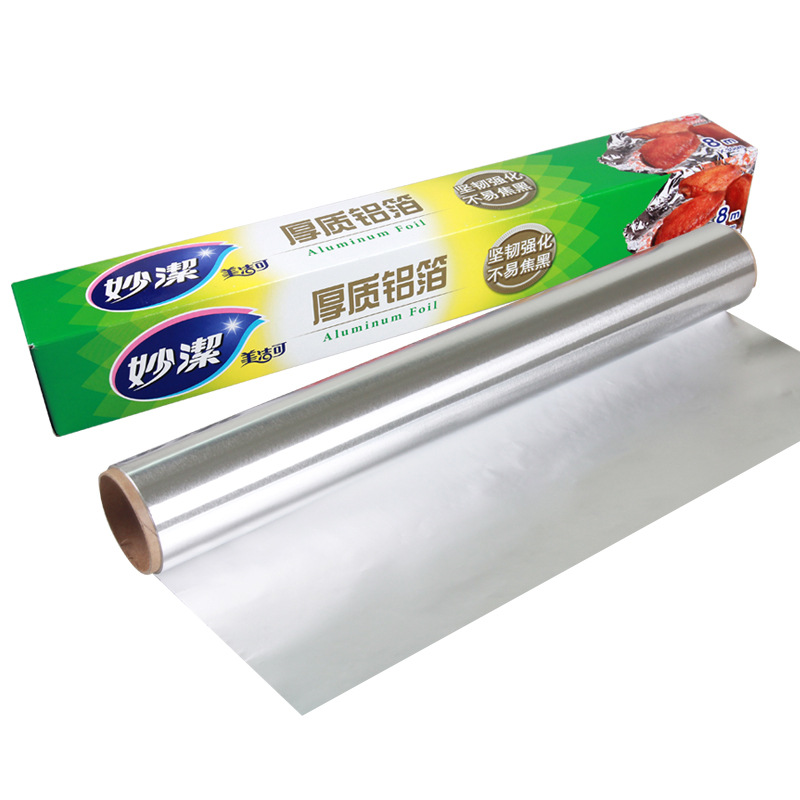 Miaojie Tin Foil, Oven, Household, BBQ, Thickened Aluminum Foil, Air Fryer, Baking, Kitchen, Food Grade, Aluminum Foil