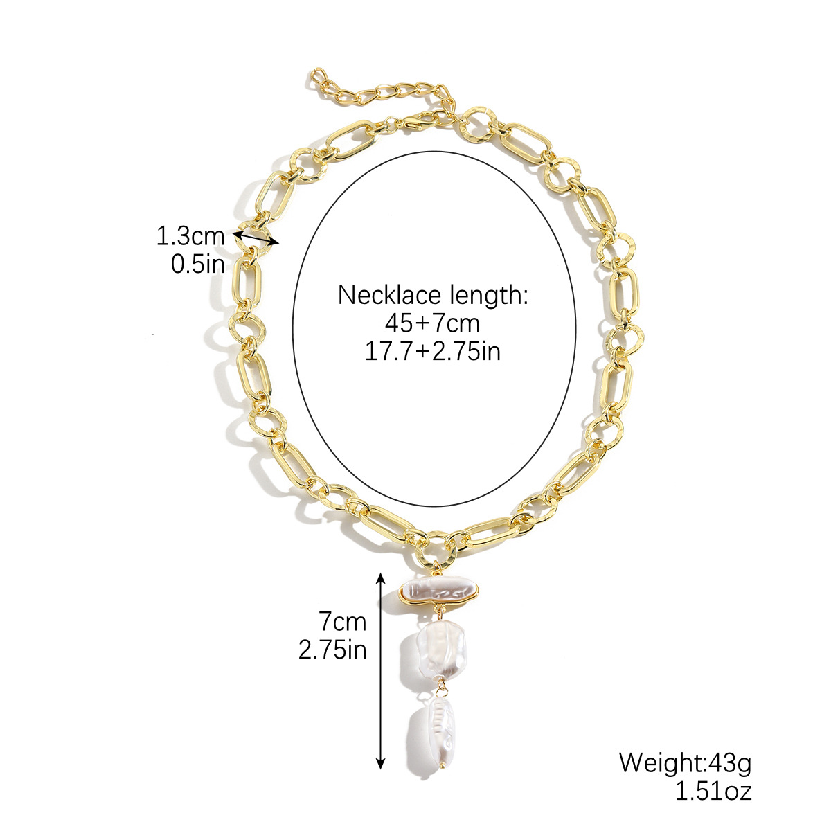 Jewelry simple pearl long necklace niche long Y-shaped pearl necklace