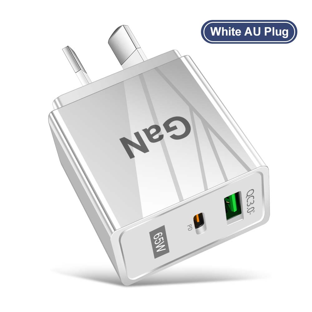 Australia Standard GaN 65W GaN PD Fast Phone Charger Laptop Adapter