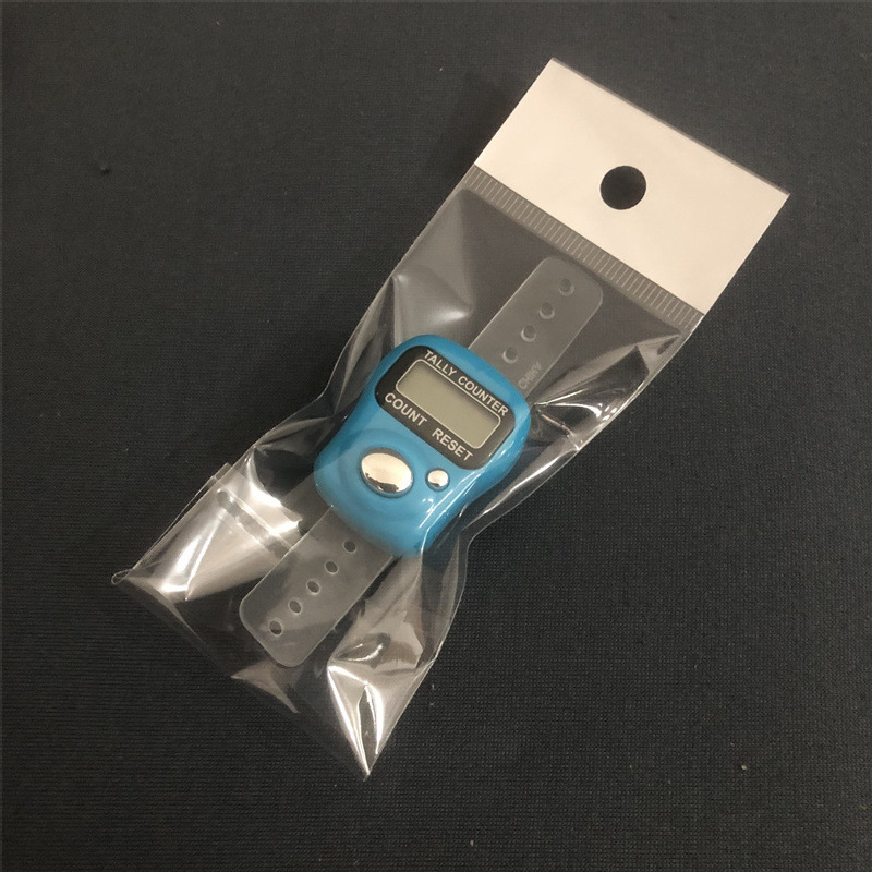 戒指手动计数器      袋装湖蓝色