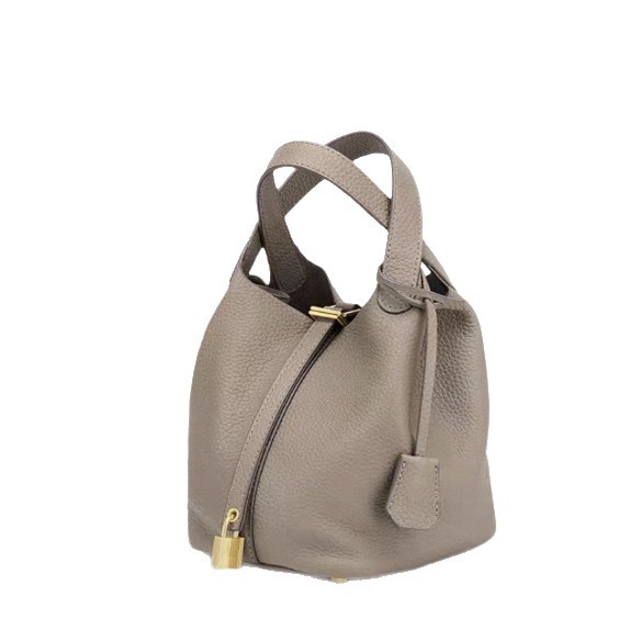 Bags 2025 New Bucket Bag Basket Bag Women Genuine Leather Handheld Bag Mommy Bag Bride Wedding Bag
