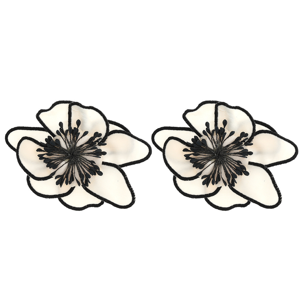 earrings new metal texture two butterfly earrings for women ear accessories