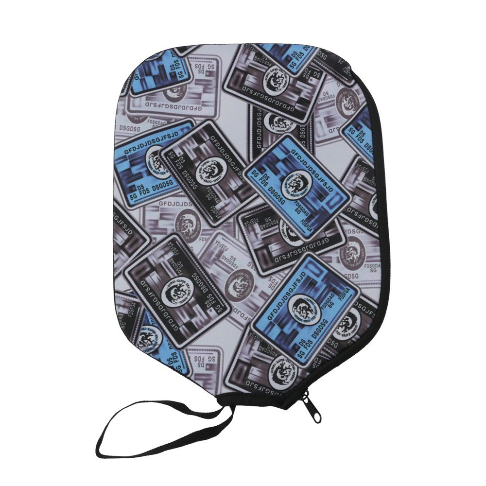 Pickleball paddle case, beach tennis racket bag, table tennis paddle bag, neoprene paddle protective case