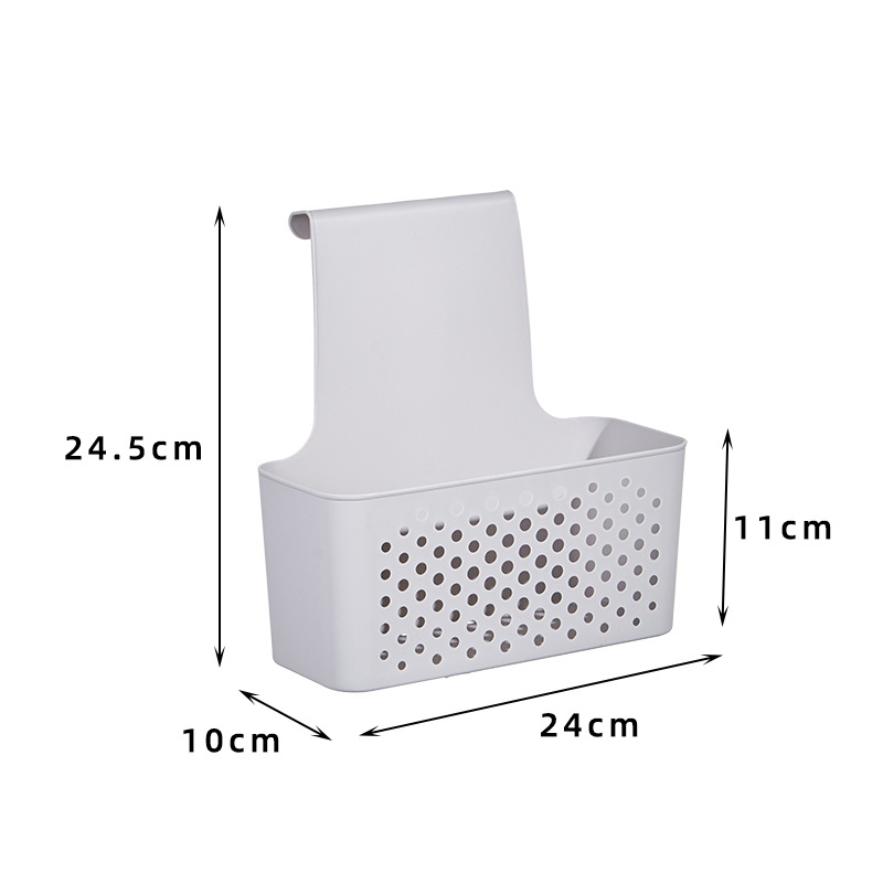 New cabinet door storage box, wall-mounted ginger garlic seasoning basket, kitchen storage rack, household supplies