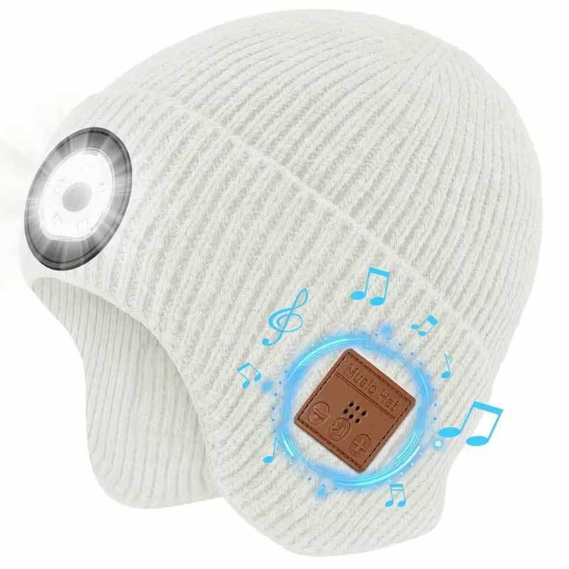 2026 Autumn Winter New Wireless 5.3 Bluetooth Headset Ear-Covering Hat Outdoor Warm Music Ear-Wrap Beanie