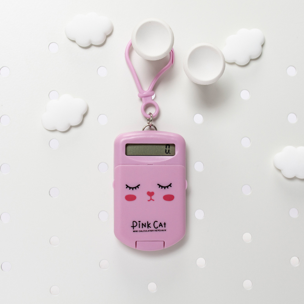 New Mini Calculator Pocket Flip Portable Calculator Cute Student Calculator