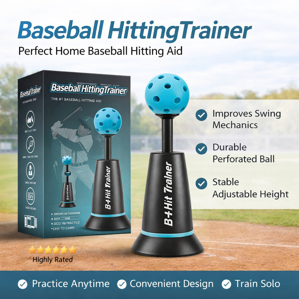 New sports tee popper baseball batting trainer baseball pitching machine