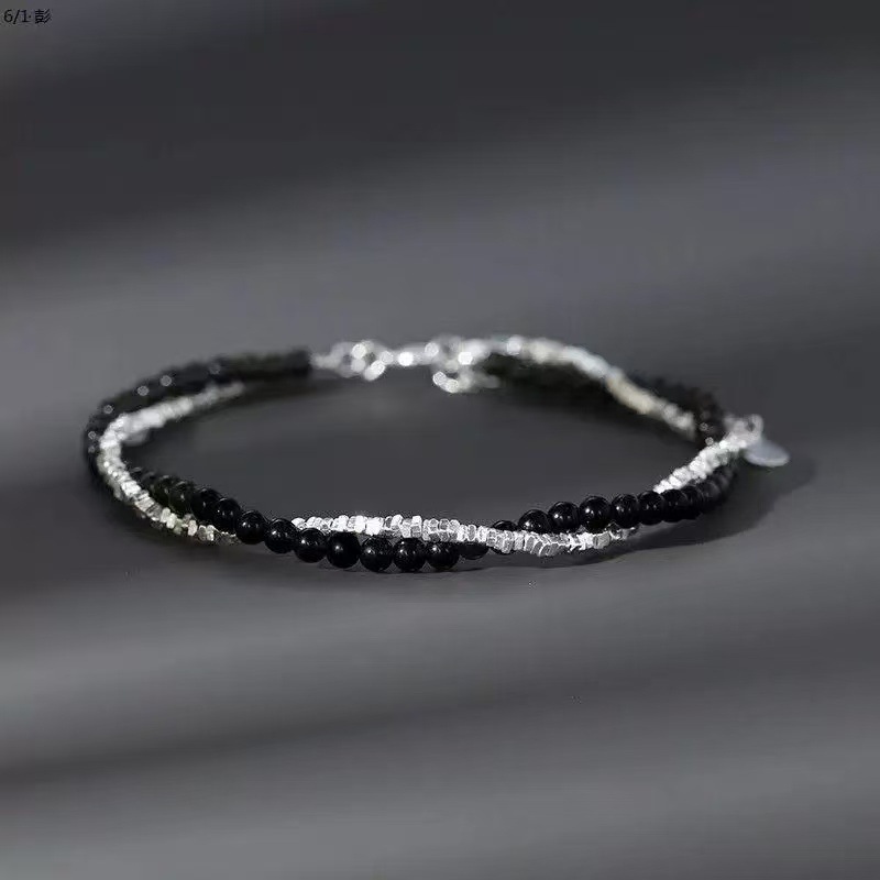 Silver Fragment Bracelet Men's Niche Girlfriend Bracelet Sweet Exquisite Jewelry