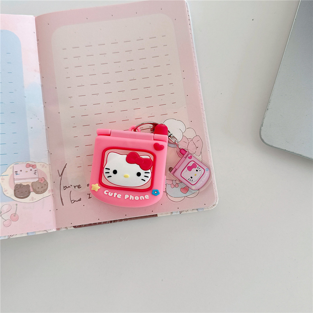 Flip phone cartoon compatible Apple watch Apple iwatch S11/10/9 protective case Ultra soft