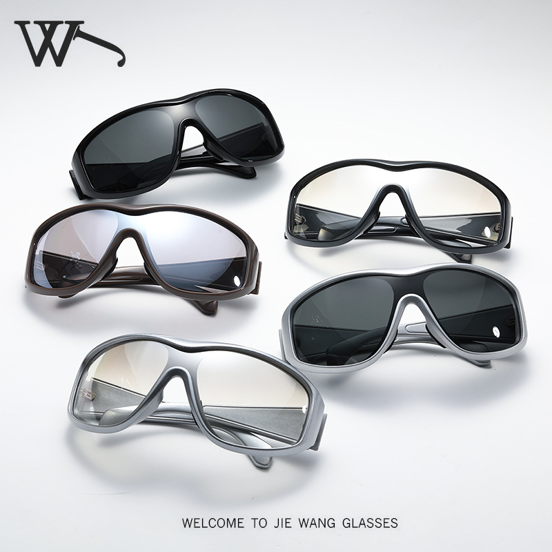 New Outdoor Sports Large Frame Sunglasses Cycling Leisure Windproof Sand Sun Protection Sunglasses
