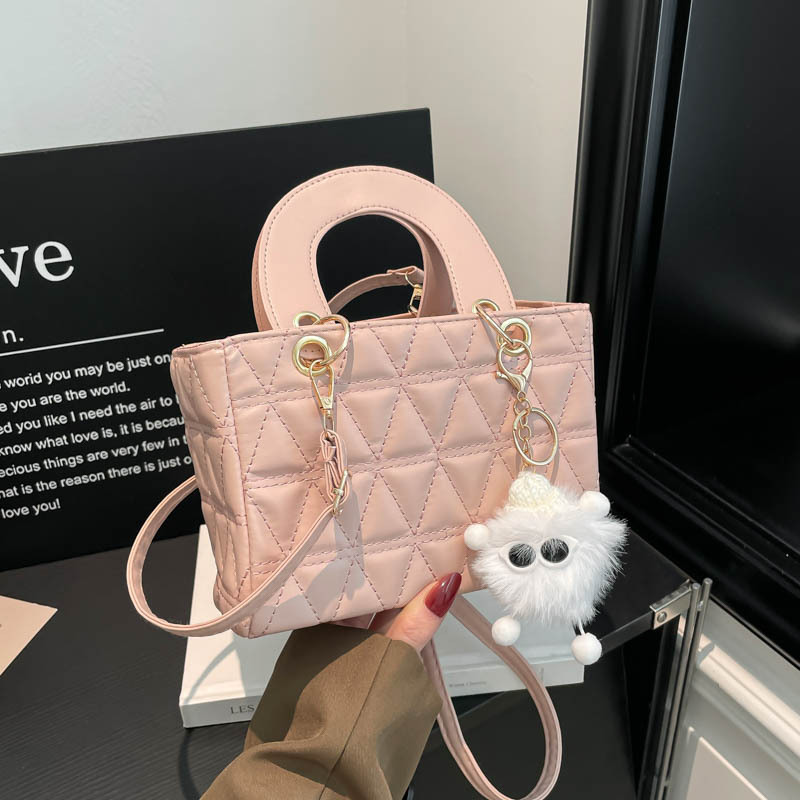 Diamond Grid Small Bags Women's Bags 2026 Popular New Casual Handbags Simple Shoulder Crossbody Bags