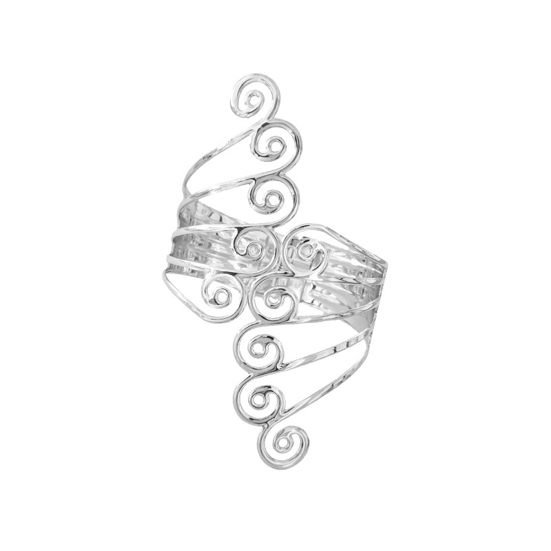 Accessories wing spring open bracelet hollow metal accessory bracelet