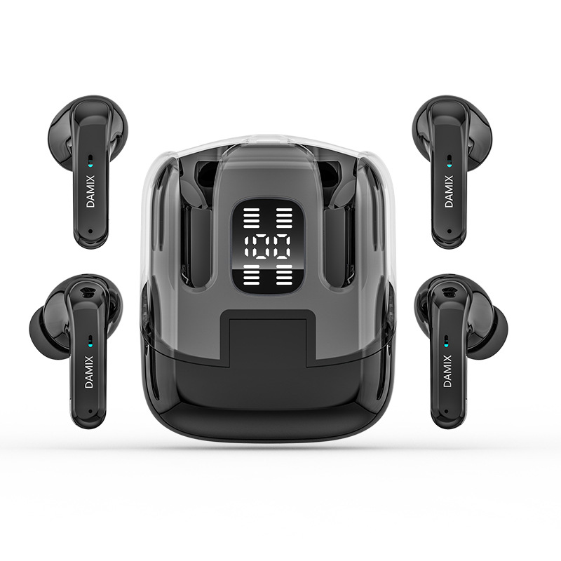 Strict selection DX16 Bluetooth dual earphones couple two pairs of earphones digital display ultra-long battery life high quality TWS wireless