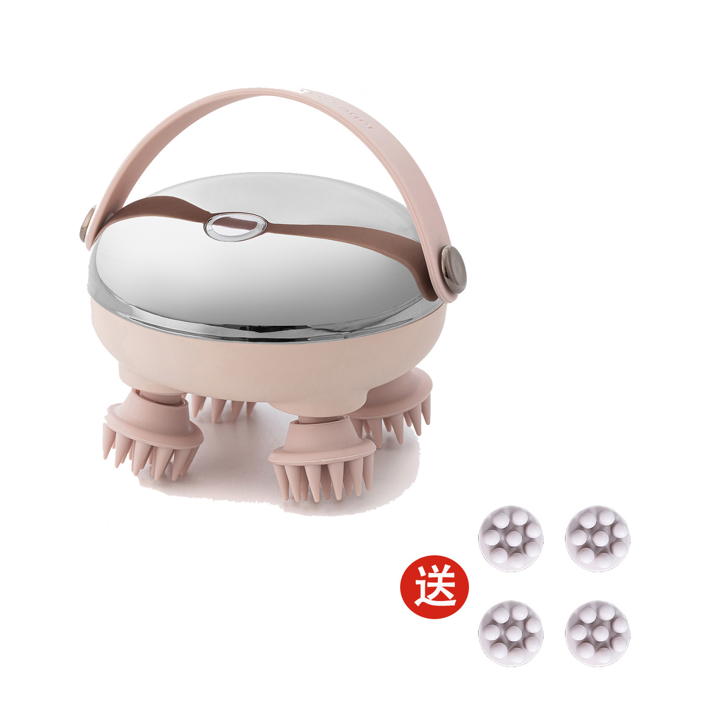 New Multifunctional Head Massager Stress Relief Acupoint Scalp Meridian Red Light Massager Portable Pet Massager