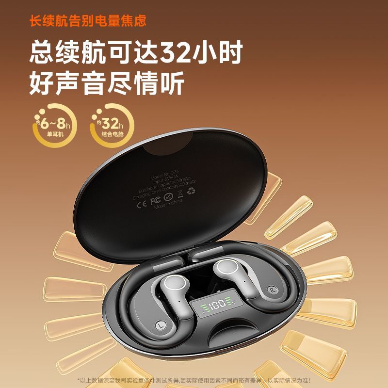 Wireless Bluetooth Earphones Over-ear Ultra-long Battery Life Translation Earphones Comfortable Fit Heavy Bass Stereo