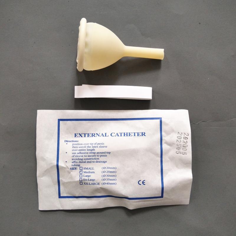 5ZW Urine Sheath Male Disposable Latex Urine Sheath Standard 25mm to 40mm Centimeter Urinal for Elderly Bedridden
