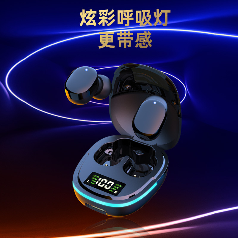New Private Mold G9S Bluetooth Earphones Battery Display Dual Ear Stereo In-ear Sports Portable TWS